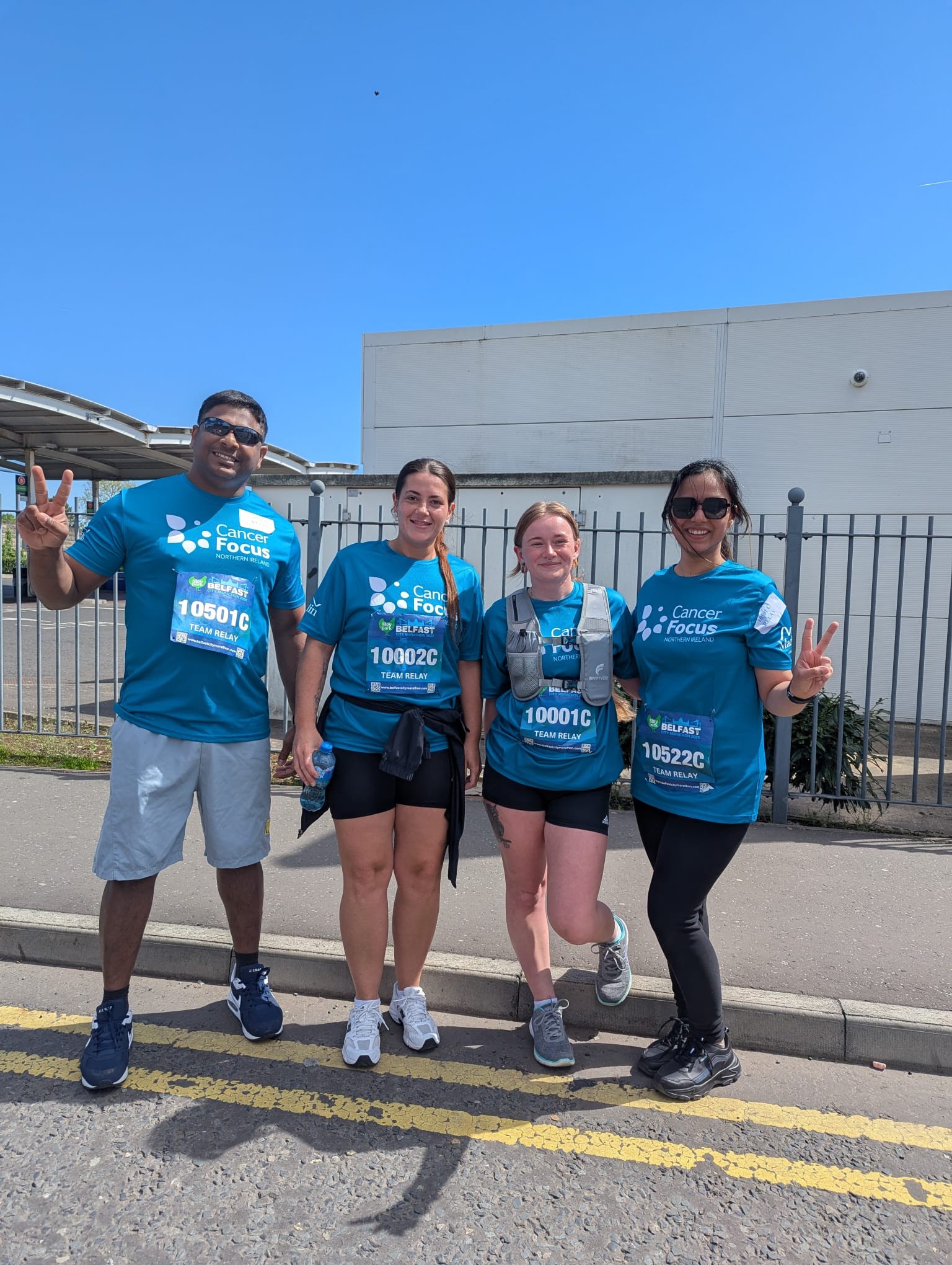 One of the marathon teams taking part from Macklin Group.